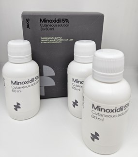 Minoxidil 5 solution 3 bottles