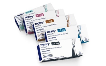 Wegovy in 5 different doses