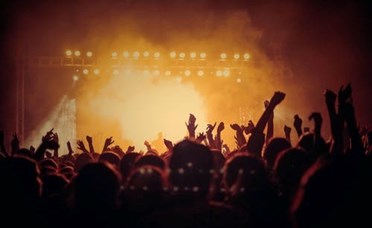 A festival crowd