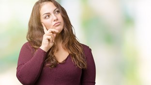 Pensive lady