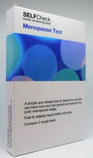 menopause test front side